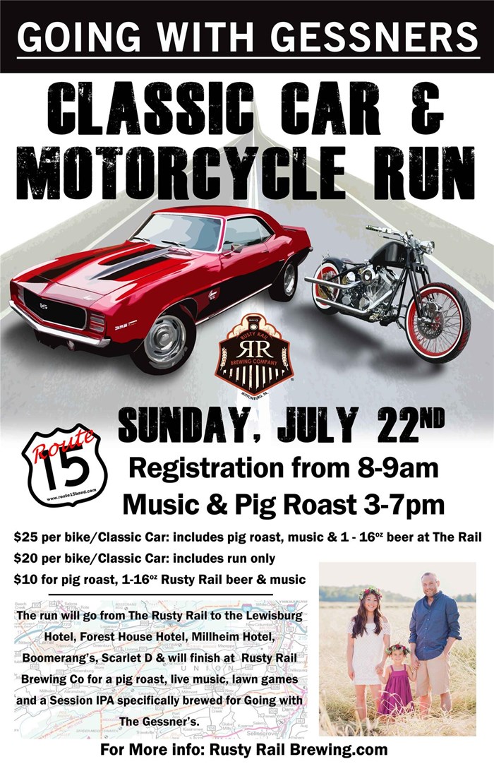 Going with the Gessners/ Classic Car & Motorcycle Run