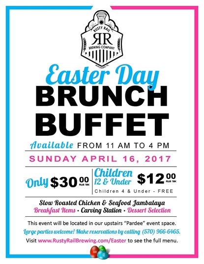 Easter Day Brunch at Rusty Rail