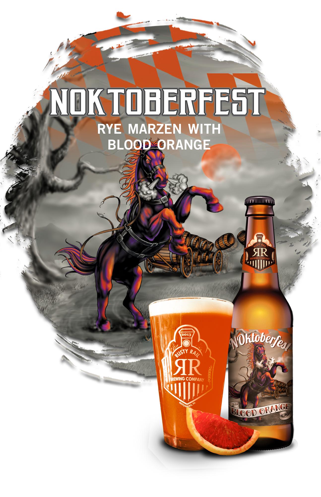 NOktoberfest - Rye Ale with Blood Orange - ABV 5.3