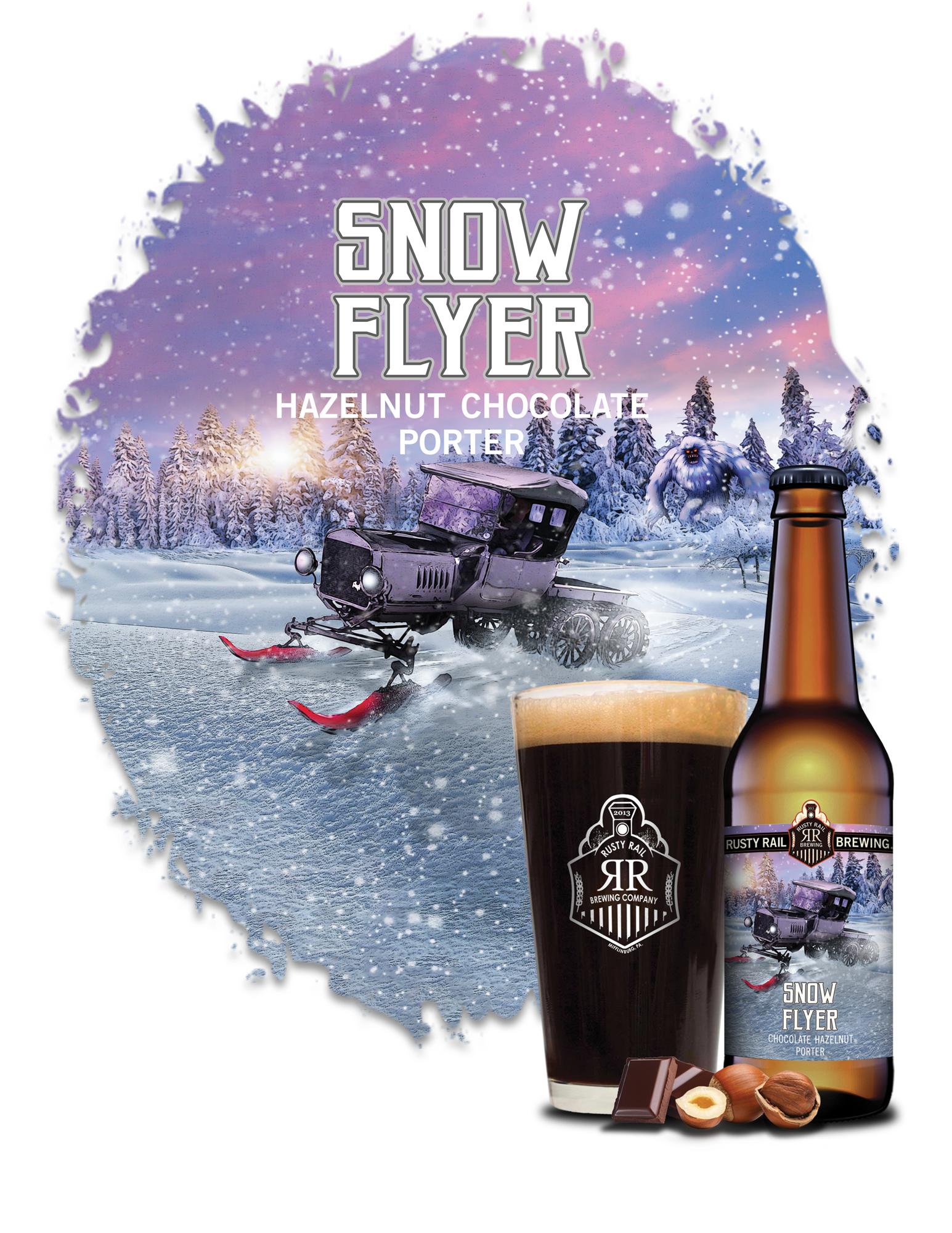 Snow Flyer - Hazelnut Chocolate Porter - ABV 5.5