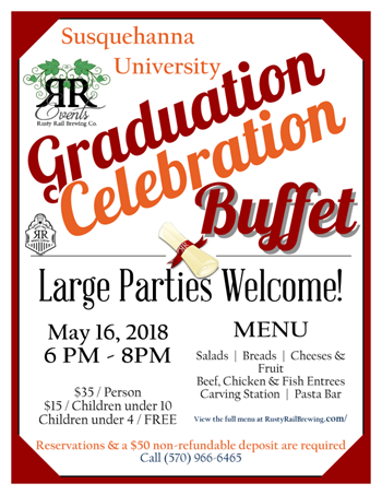 Susquehanna University Graduation Celebration Buffet
