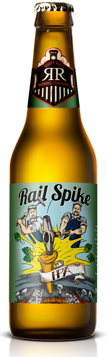 Rail Spike IPA Rusty Rail Brewing Company