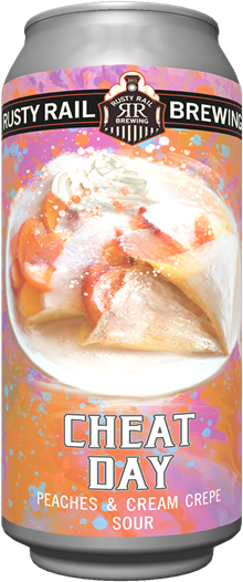 Cheat Day - Peaches & Cream Crepe Sour