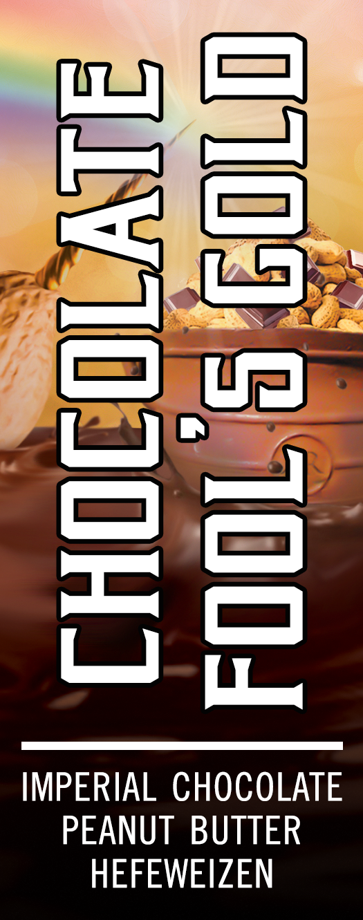Chocolate Fool's Gold - Imperial Peanut Butter Hefeweizen