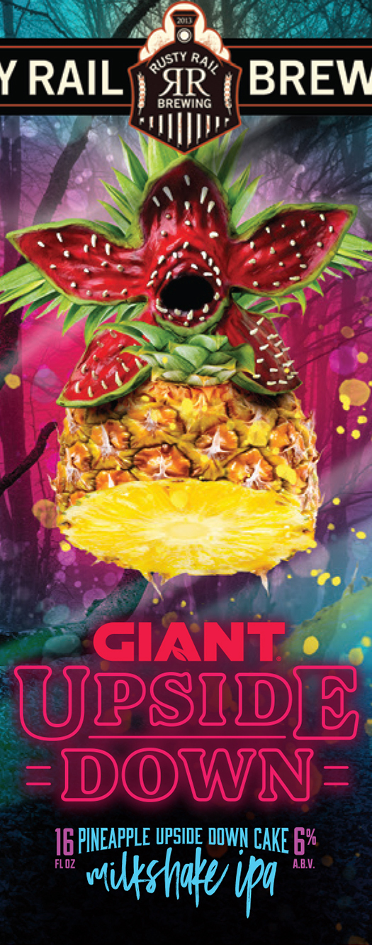 Giant Upside Down - Pineapple Upside Down Cake Milkshake IPA
